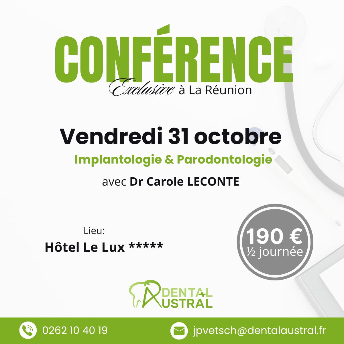 Post 4 – Dr Carole LECONTE 31 octobre